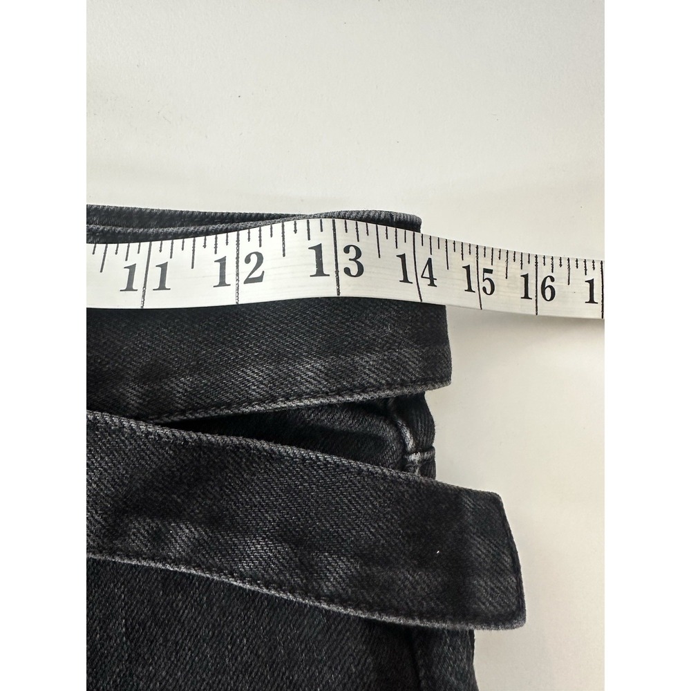 Reformation Kayo Jeans Women's Size 28 Black High Rise Skinny Belted Stretch - Picture 8 of 9